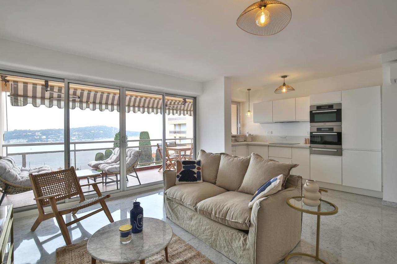 Sublime Appartement Vue Mer. Parking/Piscine/Clim Villefranche-sur-Mer Eksteriør billede
