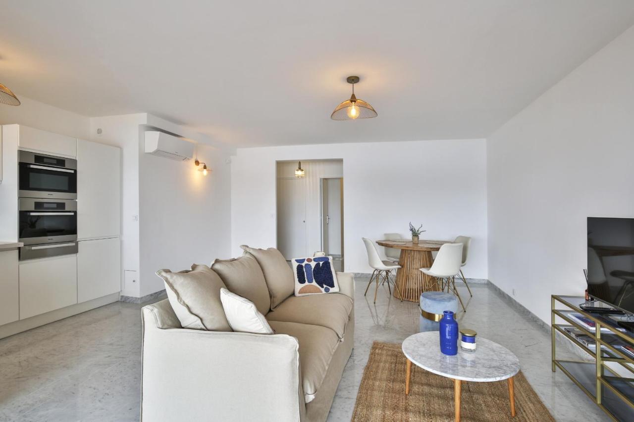 Sublime Appartement Vue Mer. Parking/Piscine/Clim Villefranche-sur-Mer Eksteriør billede